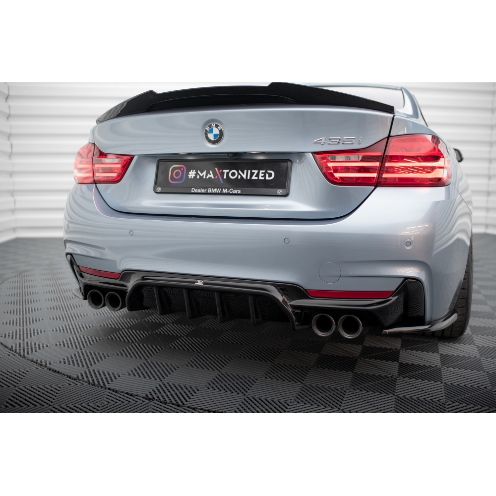 Diffuseur Arrière Complet BMW 4 Coupe / Gran Coupe / Cabrio M-Pack F32 / F36 / F33 (Version avec double échappement des deux cô