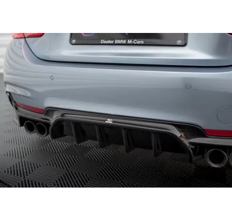 Diffuseur Arrière Complet BMW 4 Coupe / Gran Coupe / Cabrio M-Pack F32 / F36 / F33 (Version avec double échappement des deux cô