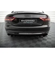 Diffuseur Arrière Complet Audi A5 Coupe / Cabrio S-Line 8T (Version avec échappements simples des deux côtés)