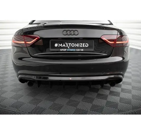 Diffuseur Arrière Complet Audi A5 Coupe / Cabrio S-Line 8T (Version avec échappements simples des deux côtés) Diffuseur Arrière Complet Audi A5 Coupe / Cabrio S-Line 8T (Version avec échappements simples des deux côtés)
