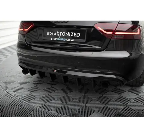 Diffuseur Arrière Complet Audi A5 Coupe / Cabrio S-Line 8T (Version avec échappements simples des deux côtés)