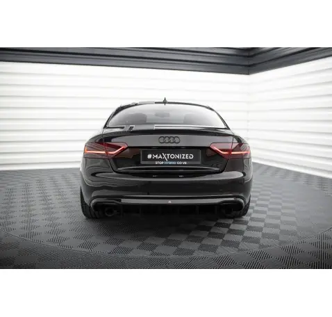 Diffuseur Arrière Complet Audi A5 Coupe / Cabrio S-Line 8T (Version avec échappements simples des deux côtés)