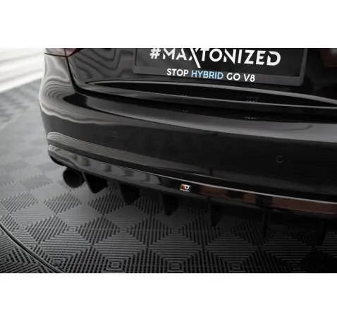 Diffuseur Arrière Complet Audi A5 Coupe / Cabrio S-Line 8T (Version avec échappements simples des deux côtés)
