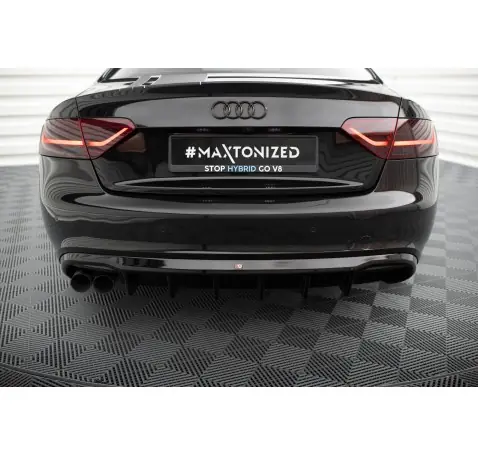 Diffuseur Arrière Complet Audi A5 Coupe / Cabrio S-Line 8T (Version double échappement simple face)