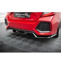 Arriere Splitter (avec une barre verticale) Honda Civic SI Mk10