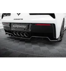 Central Arriere Splitter (avec une barre verticale) Chevrolet Corvette C7