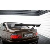 Carbon Spoiler With Internal Brackets Uprights BMW 3 Coupe E46