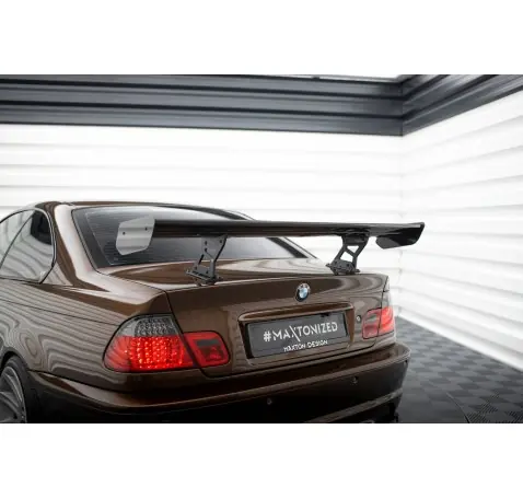 Carbon Spoiler With Internal Brackets Uprights BMW 3 Coupe E46