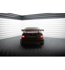 Carbon Spoiler With Internal Brackets Uprights + LED BMW 3 Coupe E46