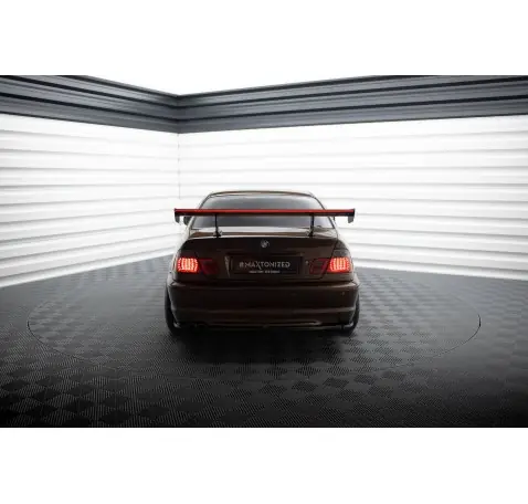 Carbon Spoiler With Internal Brackets Uprights + LED BMW 3 Coupe E46