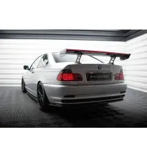 Carbon Spoiler With Internal Brackets Uprights + LED BMW 3 Coupe E46