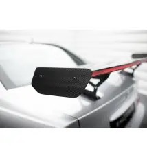 Carbon Spoiler With Internal Brackets Uprights + LED BMW 3 Coupe E46