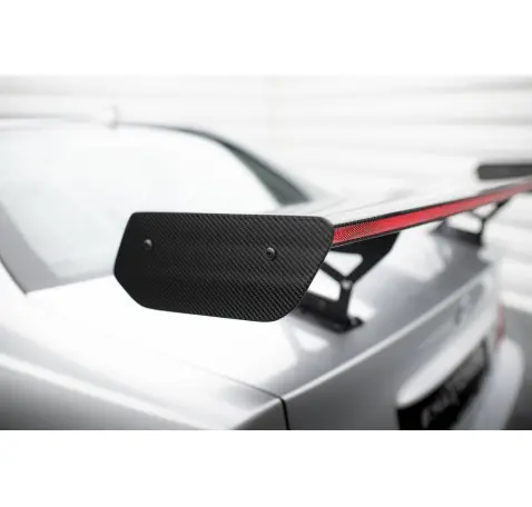 Carbon Spoiler With Internal Brackets Uprights + LED BMW 3 Coupe E46
