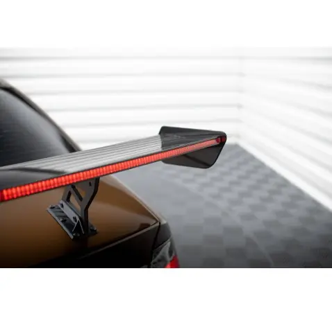 Carbon Spoiler With Internal Brackets Uprights + LED BMW 3 Coupe E46