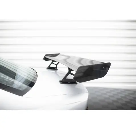 Carbon Spoiler With Internal Brackets Uprights + LED BMW 3 Coupe E46