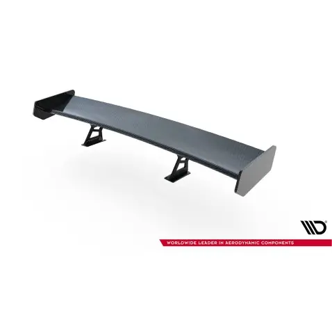 Carbon Spoiler With Internal Brackets Uprights + LED BMW 3 Coupe E46