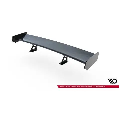 Carbon Spoiler With Internal Brackets Uprights + LED BMW 3 Coupe E46