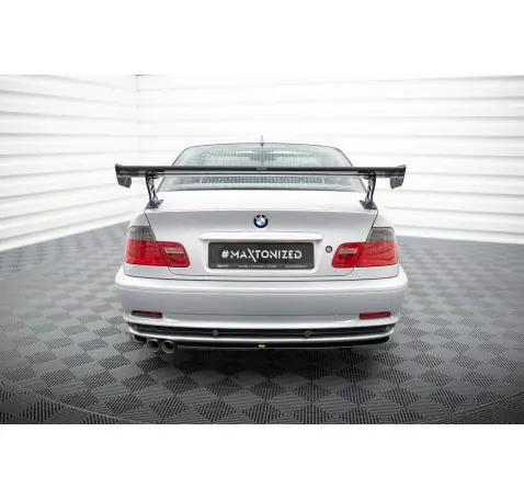 Carbon Spoiler With External Brackets Uprights BMW 3 Coupe E46