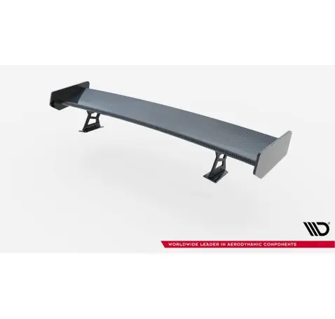 Carbon Spoiler With External Brackets Uprights BMW 3 Coupe E46