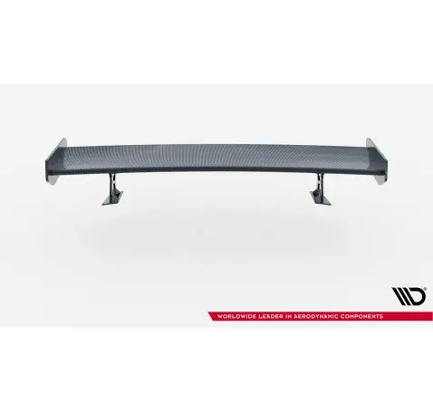 Carbon Spoiler With External Brackets Uprights BMW 3 Coupe E46