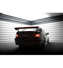 Carbon Spoiler With External Brackets Uprights + LED BMW 3 Coupe E46