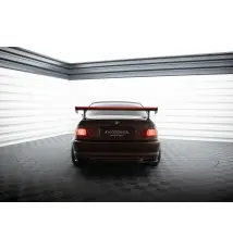 Carbon Spoiler With External Brackets Uprights + LED BMW 3 Coupe E46