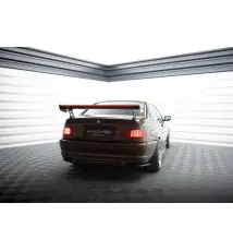 Carbon Spoiler With External Brackets Uprights + LED BMW 3 Coupe E46