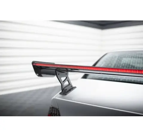 Carbon Spoiler With External Brackets Uprights + LED BMW 3 Coupe E46