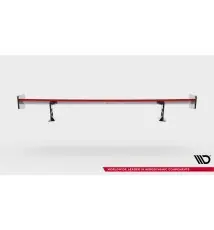 Carbon Spoiler With External Brackets Uprights + LED BMW 3 Coupe E46