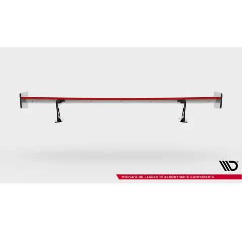 Carbon Spoiler With External Brackets Uprights + LED BMW 3 Coupe E46