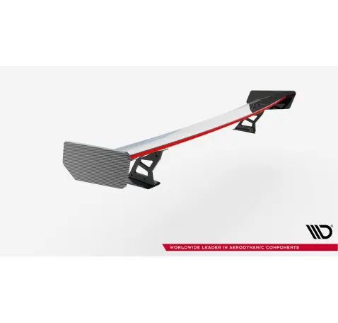 Carbon Spoiler With External Brackets Uprights + LED BMW 3 Coupe E46