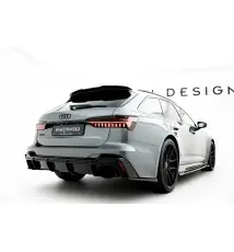 Diffuseur Arrière Complet Audi RS6 C8 / C8 Facelift (Version avec attelage)