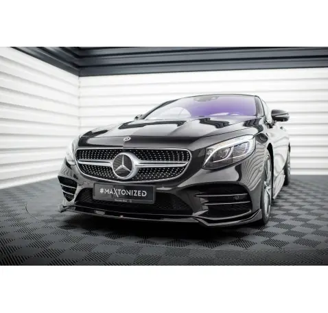 Lame Du Pare-Chocs Avant V.1 Mercedes-Benz S Coupe AMG-Line C217 Facelift