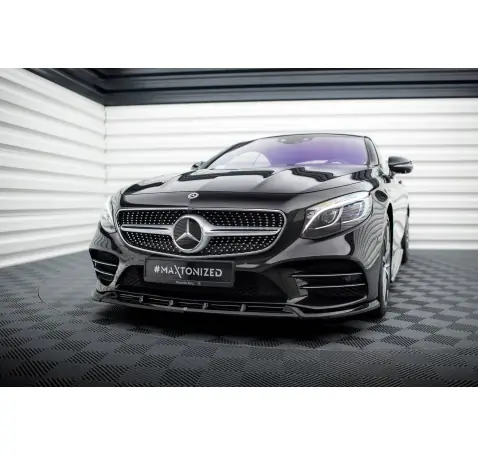 Lame Du Pare-Chocs Avant V.2 Mercedes-Benz S Coupe AMG-Line C217 Facelift