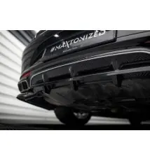 Arriere Splitter (avec une barre verticale) Mercedes-Benz S Coupe AMG-Line C217 Facelift