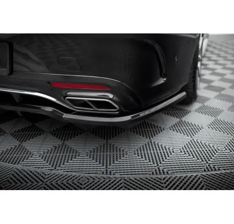 Arriere Splitter (avec une barre verticale) Mercedes-Benz S Coupe AMG-Line C217 Facelift