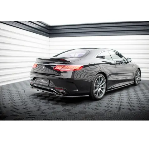 Arriere Splitter (avec une barre verticale) Mercedes-Benz S Coupe AMG-Line C217 Facelift