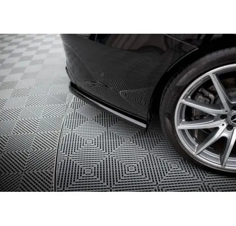 Arriere Splitter (avec une barre verticale) Mercedes-Benz S Coupe AMG-Line C217 Facelift