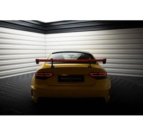 Carbon Spoiler With Upper Swan Mounting + LED Audi A5 Coupe 8T