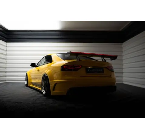 Carbon Spoiler With Upper Swan Mounting + LED Audi A5 Coupe 8T