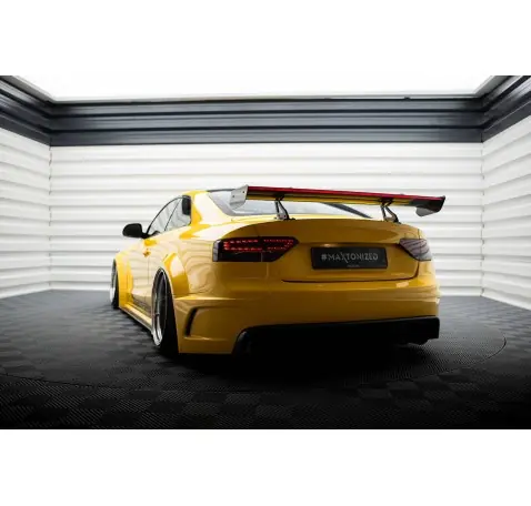 Carbon Spoiler With Upper Swan Mounting + LED Audi A5 Coupe 8T