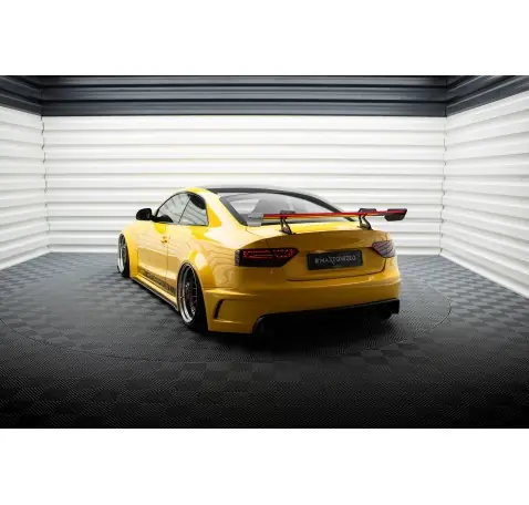 Carbon Spoiler With Upper Swan Mounting + LED Audi A5 Coupe 8T