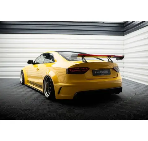 Carbon Spoiler With Upper Swan Mounting + LED Audi A5 Coupe 8T