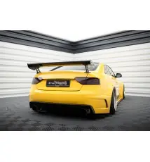Carbon Spoiler With External Brackets Uprights Audi A5 Coupe 8T