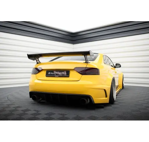 Carbon Spoiler With External Brackets Uprights Audi A5 Coupe 8T