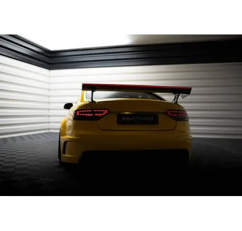 Carbon Spoiler With External Brackets Uprights + LED Audi A5 Coupe 8T