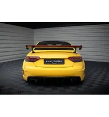 Carbon Spoiler With External Brackets Uprights + LED Audi A5 Coupe 8T