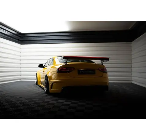 Carbon Spoiler With External Brackets Uprights + LED Audi A5 Coupe 8T