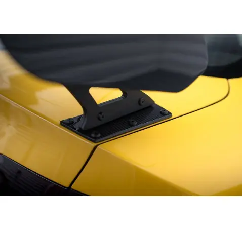 Carbon Spoiler With External Brackets Uprights + LED Audi A5 Coupe 8T