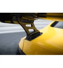 Carbon Spoiler With External Brackets Uprights + LED Audi A5 Coupe 8T